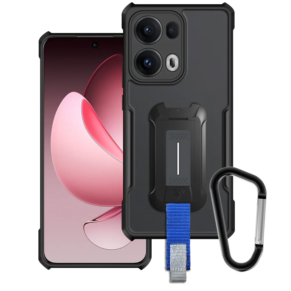 TX-OP25-RN13PR |  OPPO Reno13 Pro 5G Case | Slim Shockproof Case w/ KEY Mount & Carabiner