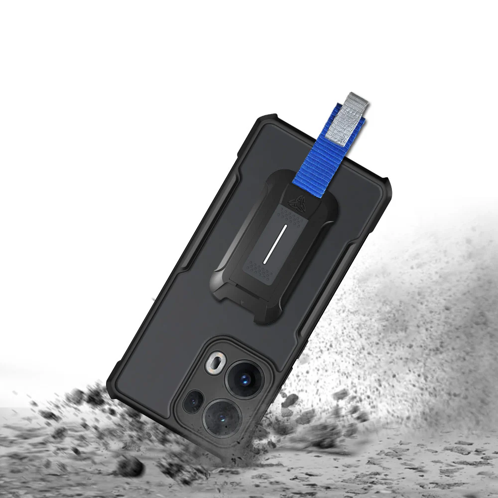 TX-OP25-RN13PR |  OPPO Reno13 Pro 5G Case | Slim Shockproof Case w/ KEY Mount & Carabiner - Image 8