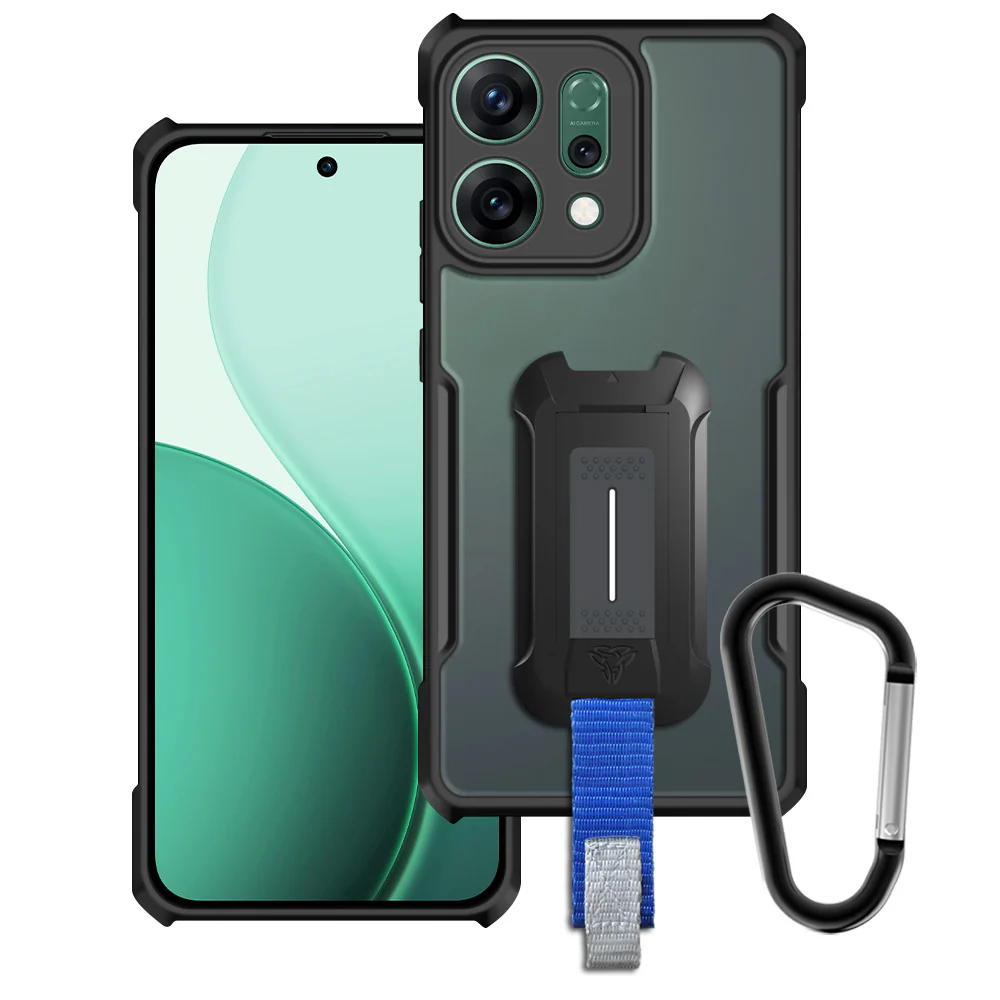 TX-OP25-RN14 |  OPPO Reno14 5G Case | Slim Shockproof Case w/ KEY Mount & Carabiner