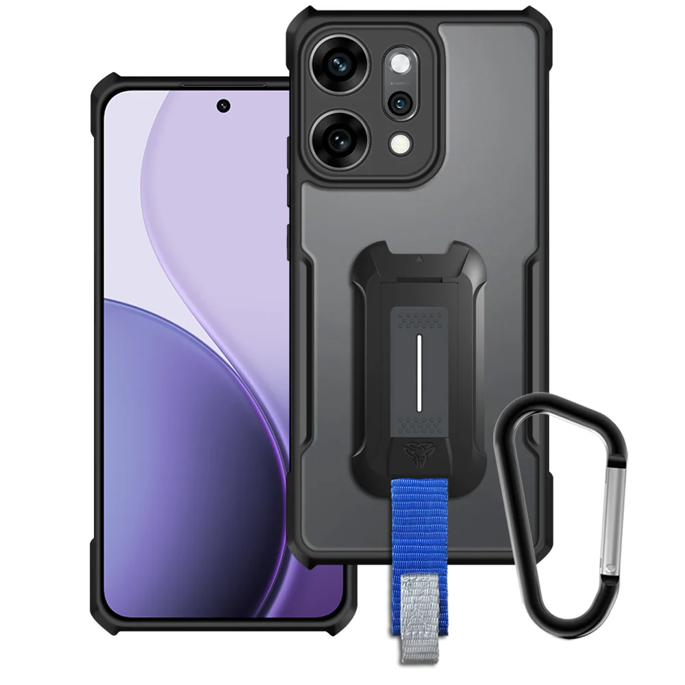 TX-OP25-RN14PR |  OPPO Reno14 Pro 5G Case | Slim Shockproof Case w/ KEY Mount & Carabiner