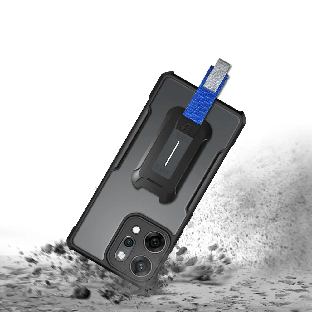 TX-OP25-RN14PR |  OPPO Reno14 Pro 5G Case | Slim Shockproof Case w/ KEY Mount & Carabiner - Image 8