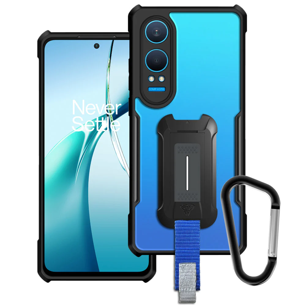 TX-PL24-NDCE4L | OnePlus Nord CE4 Lite 5G Case | Slim Shockproof Case w/ KEY Mount & Carabiner