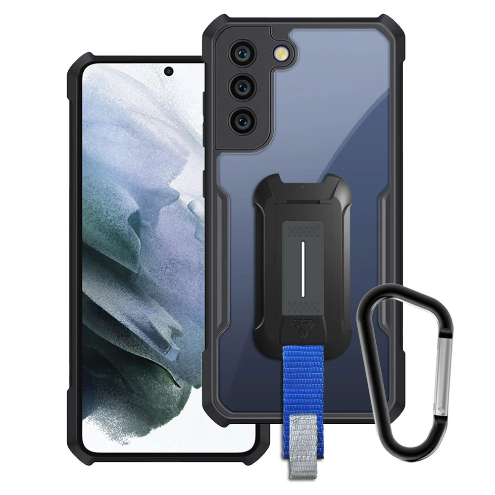 TX-SS21-S21 | Samsung Galaxy S21 4G / 5G Case | Slim Shockproof Case w/ KEY Mount & Carabiner
