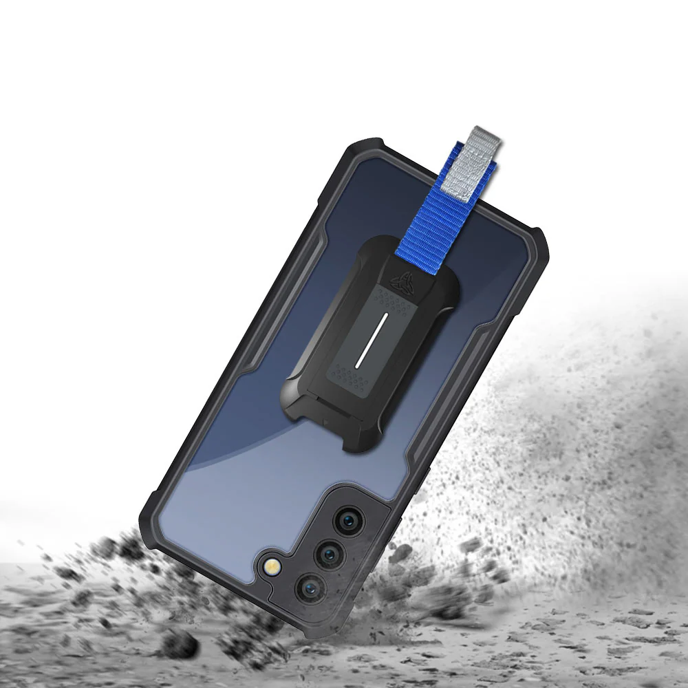 TX-SS21-S21FE | Samsung Galaxy S21 FE Case | Slim Shockproof Case w/ KEY Mount & Carabiner - Image 2