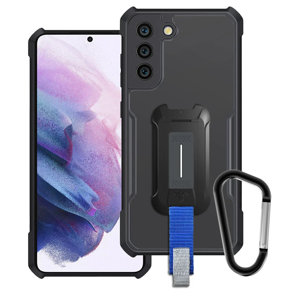 TX-SS21-S21P | Samsung Galaxy S21 Plus 5G Case | Slim Shockproof Case w/ KEY Mount & Carabiner