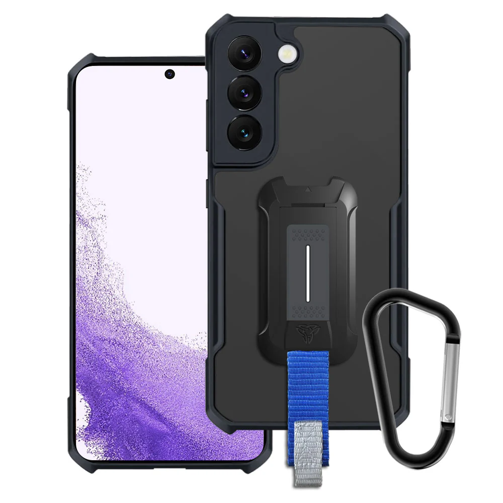 TX-SS22-S22 | Samsung Galaxy S22 5G SM-S901 Case | Slim Shockproof Case w/ KEY Mount & Carabiner