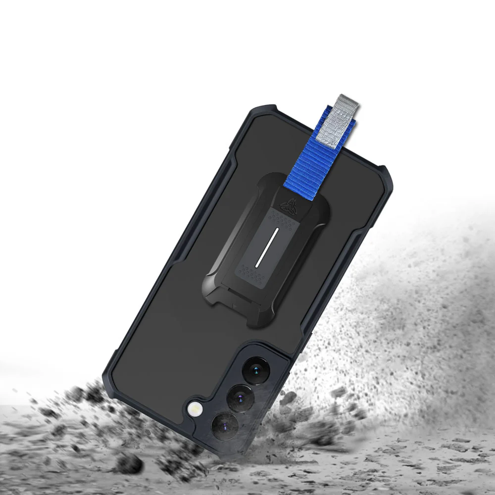 TX-SS22-S22 | Samsung Galaxy S22 5G SM-S901 Case | Slim Shockproof Case w/ KEY Mount & Carabiner - Image 2