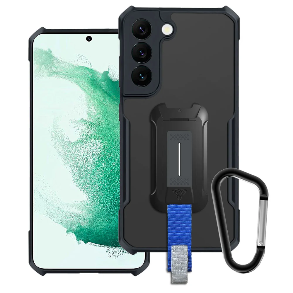 TX-SS22-S22P | Samsung Galaxy S22 Plus 5G SM-S906 Case | Slim Shockproof Case w/ KEY Mount & Carabiner