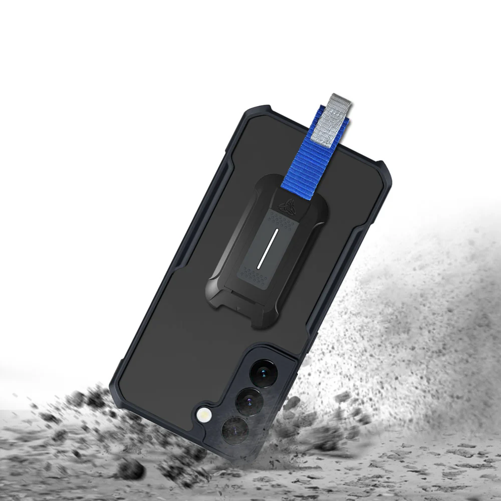 TX-SS22-S22P | Samsung Galaxy S22 Plus 5G SM-S906 Case | Slim Shockproof Case w/ KEY Mount & Carabiner - Image 2