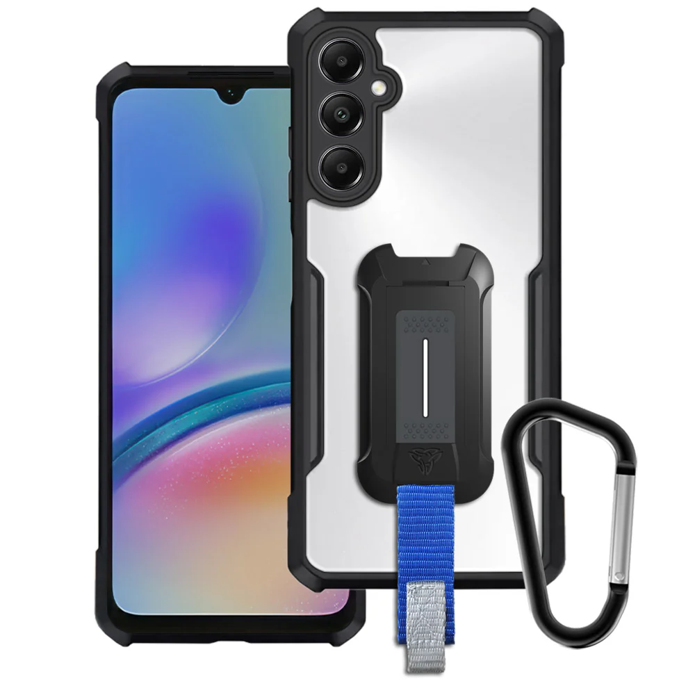 TX-SS23-A05S | Samsung Galaxy A05s 4G SM-A057 Case | Slim Shockproof Case w/ KEY Mount & Carabiner