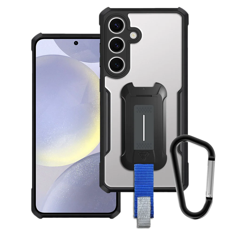 TX-SS24-S24 | Samsung Galaxy S24 SM-S921 Case | Slim Shockproof Case w/ KEY Mount & Carabiner