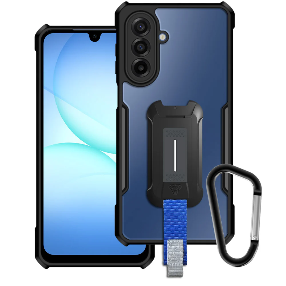 TX-SS25-A175G | Samsung Galaxy A17 5G SM-A176 / A17 4G SM-A175 Case | Slim Shockproof Case w/ KEY Mount & Carabiner