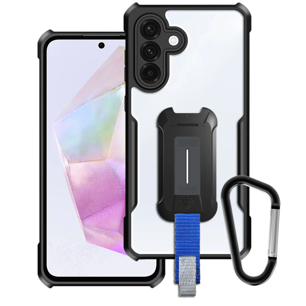 TX-SS25-A365G | Samsung Galaxy A36 5G SM-A366 Case | Slim Shockproof Case w/ KEY Mount & Carabiner