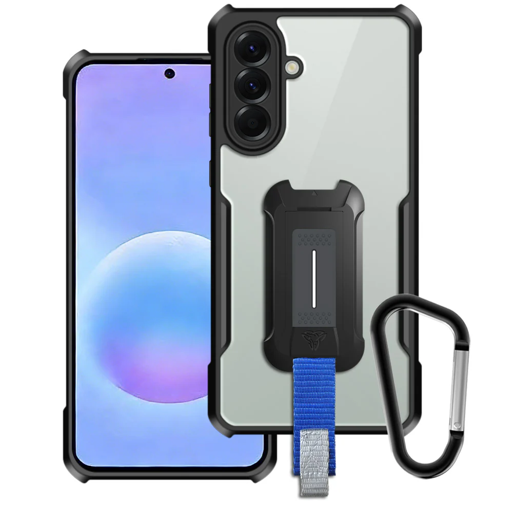 TX-SS26-A575G | Samsung Galaxy A57 5G SM-A576 Case | Slim Shockproof Case w/ KEY Mount & Carabiner