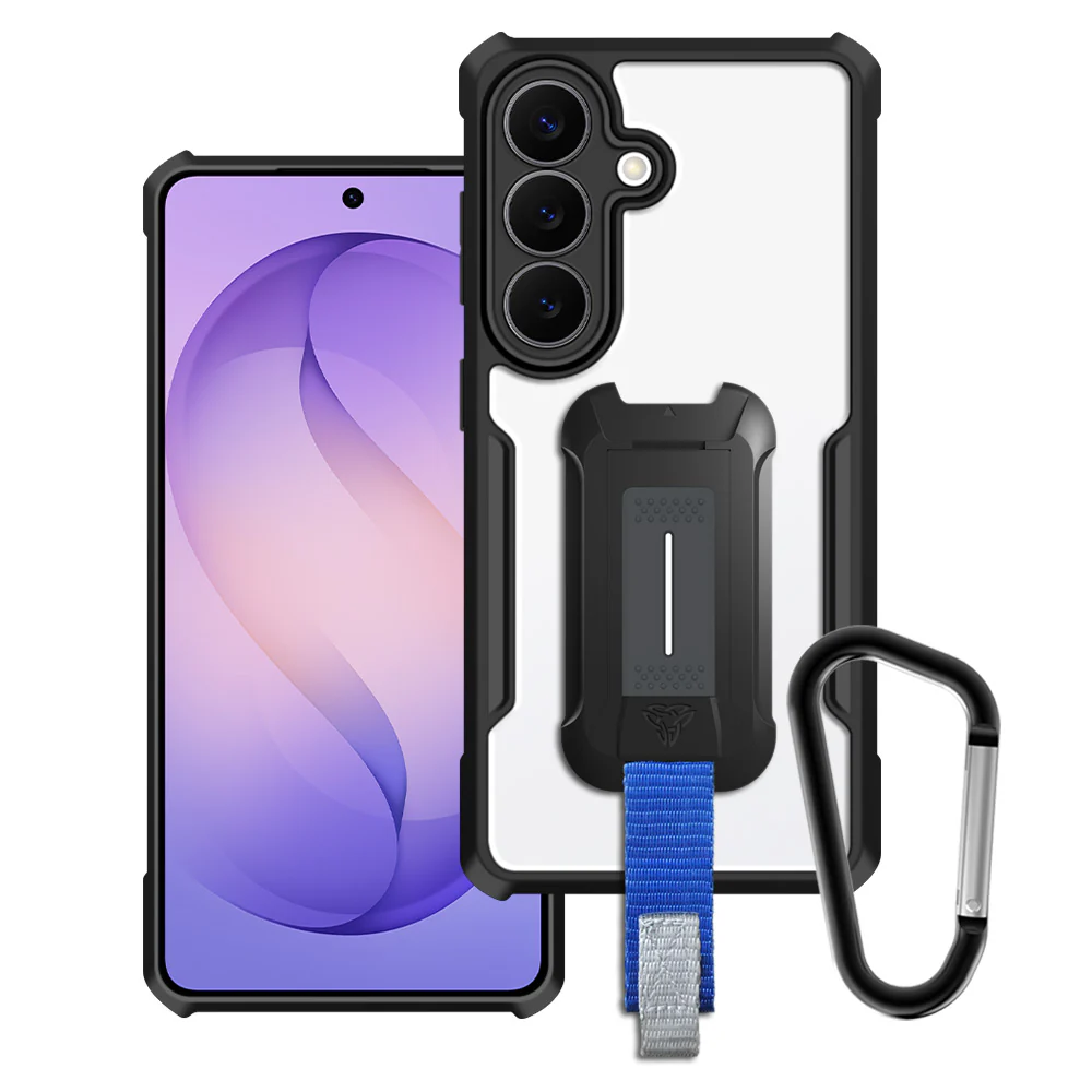 TX-SS26-S26 | Samsung Galaxy S26 SM-S942 Case | Slim Shockproof Case w/ KEY Mount & Carabiner