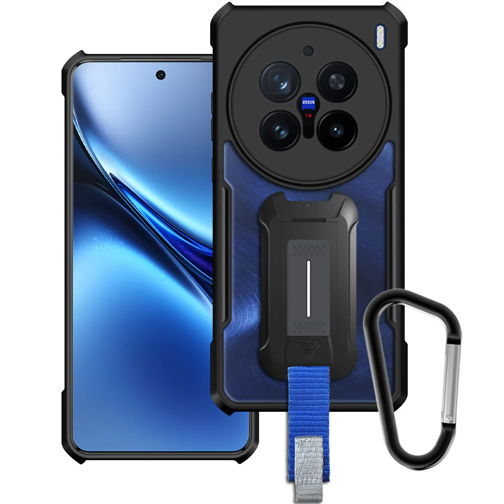 TX-VV24-X200P | VIVO X200 Pro Case | Slim Shockproof Case w/ KEY Mount & Carabiner
