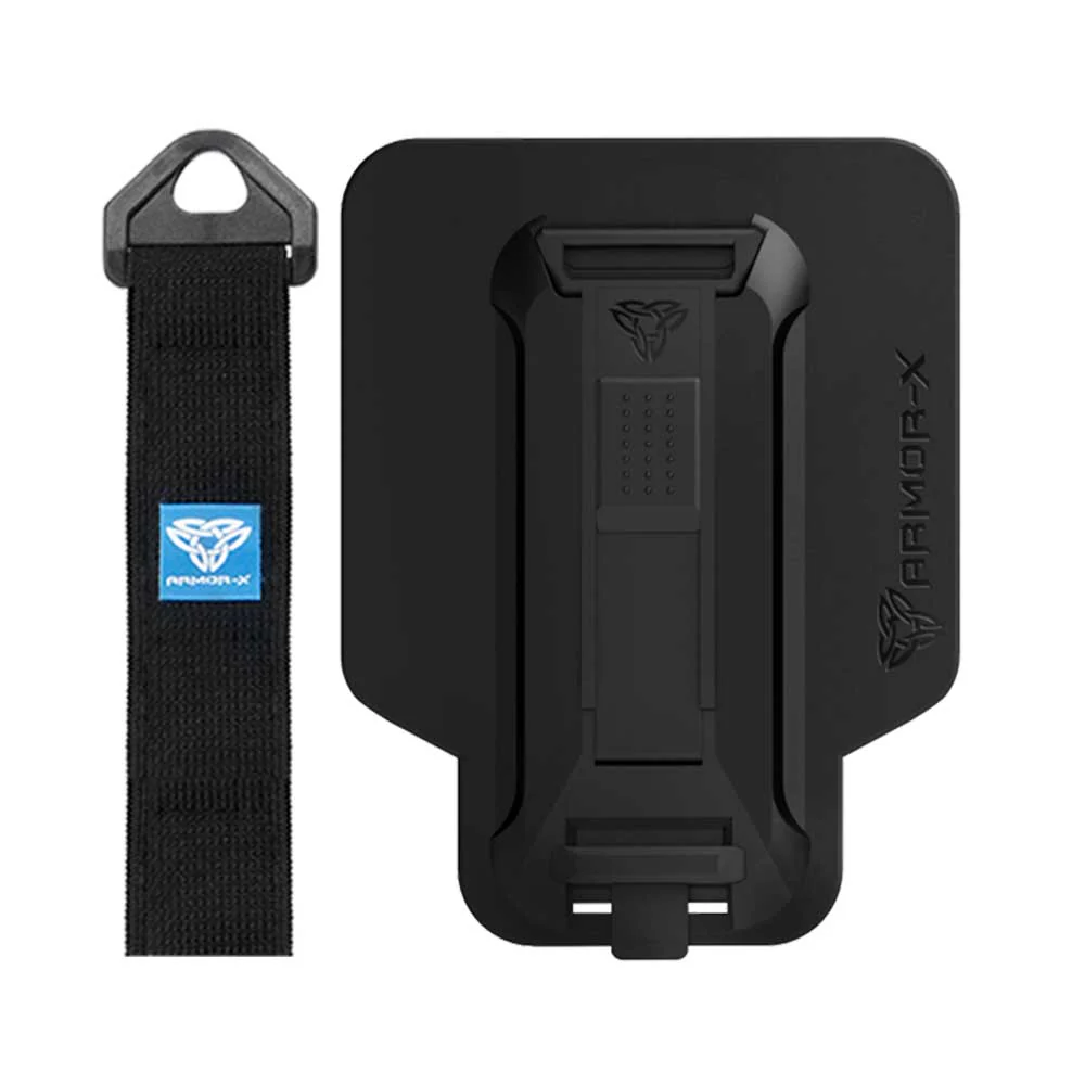 UA42T | Adhesive TYPE-T Universal Adaptor for 9-12'' Tablet with Hand strap & Kick-stand
