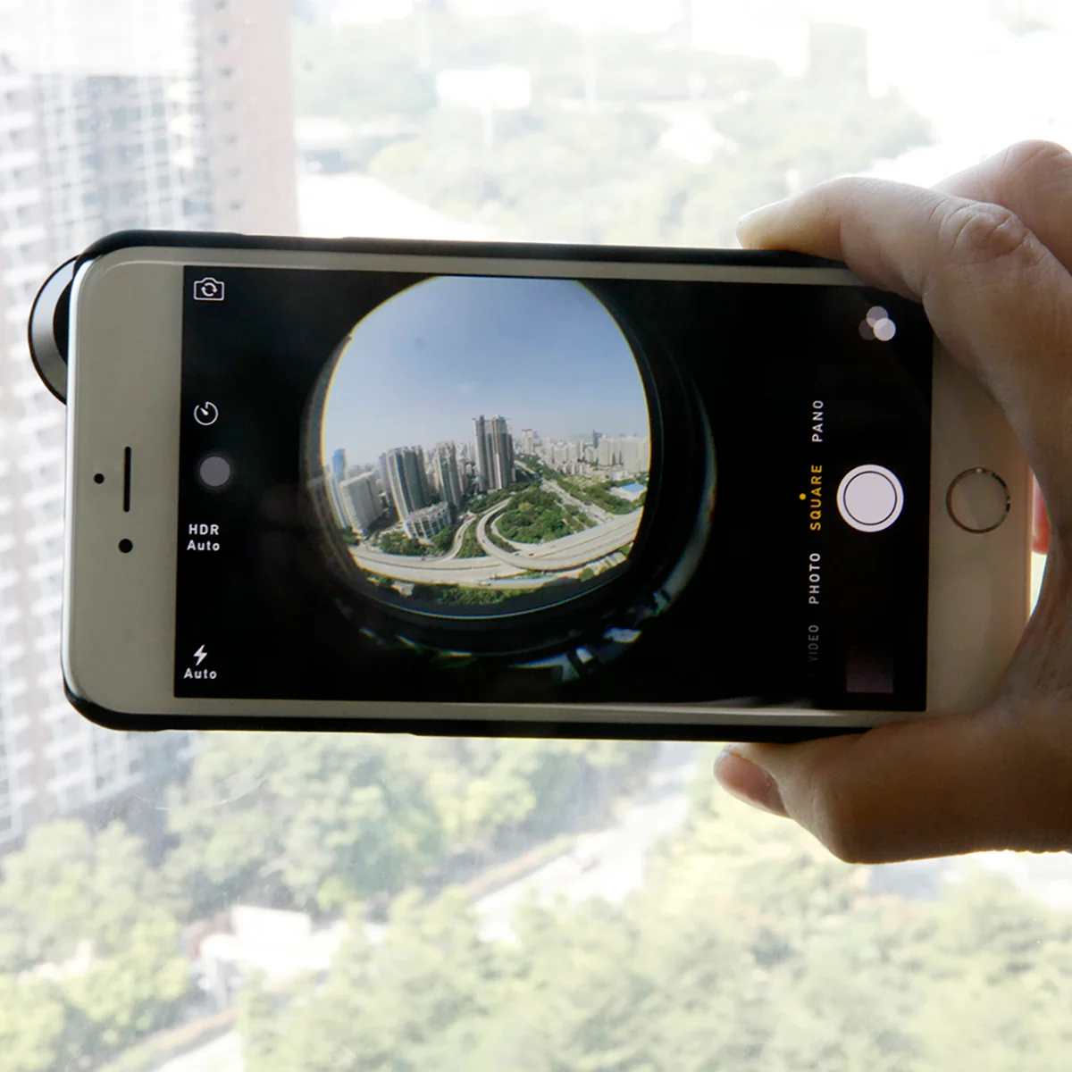 UAX-FS5 | Samsung Galaxy S5 | Case with fisheye len with integrated X-mount system - Image 2