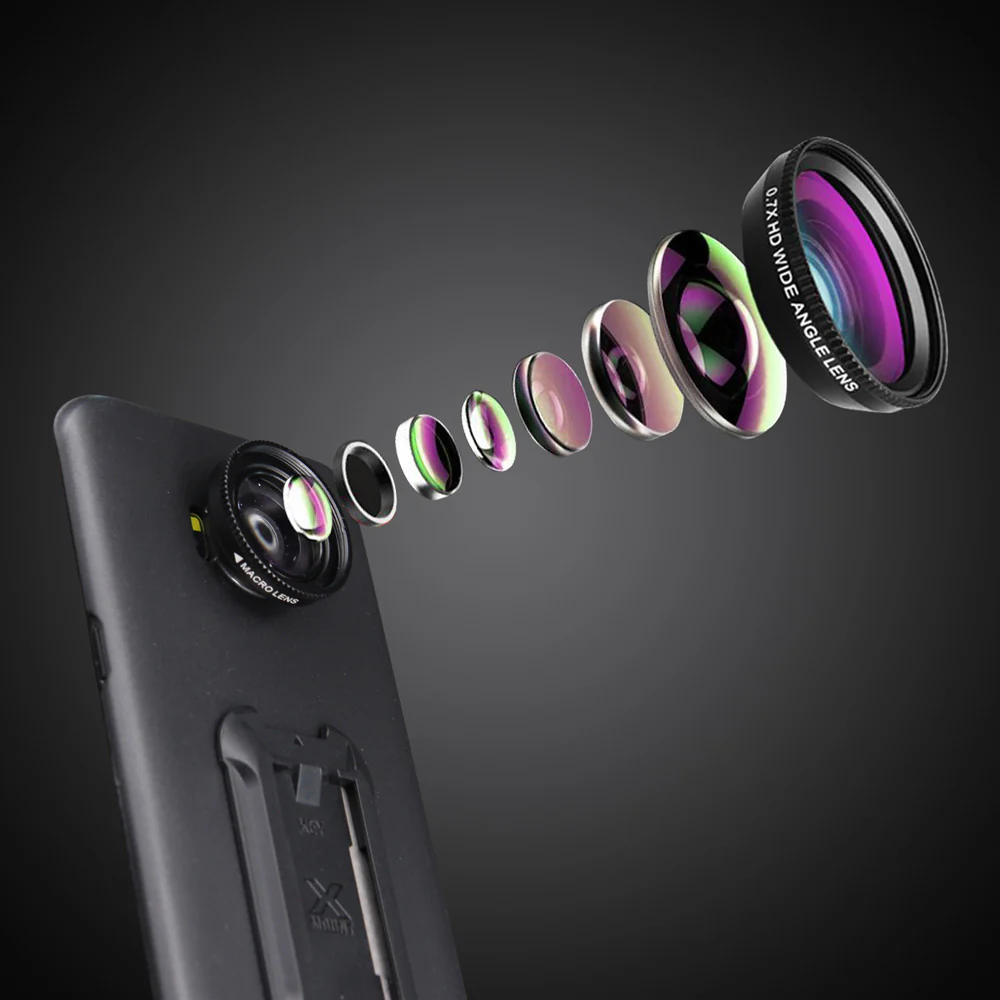 UAX-FS9 | Samsung Galaxy S9 Case | X-Mount w/ 0.7X HD wide angle lens and 12X Micro lens - Image 5