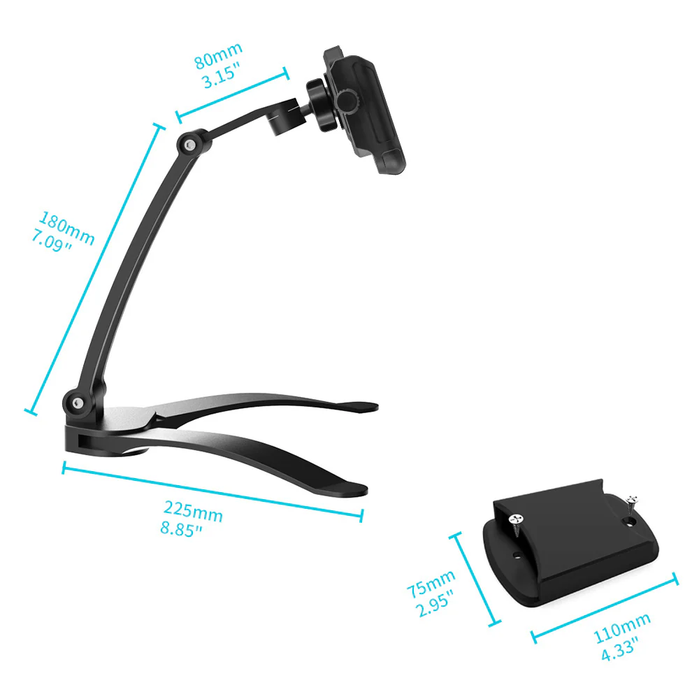 UCP-C01 | 3-in-1 Phone Adjustable Wall & Desktop Stand | Design for Phone - Image 5