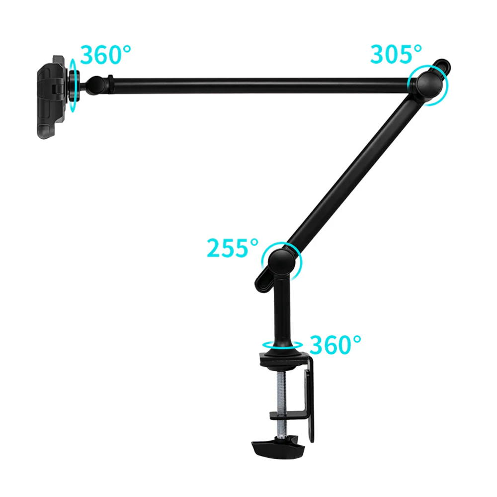 UCP-X141 | Aluminium Adjustable Arm Clamp Universal Mount | Design for Phone - Image 3