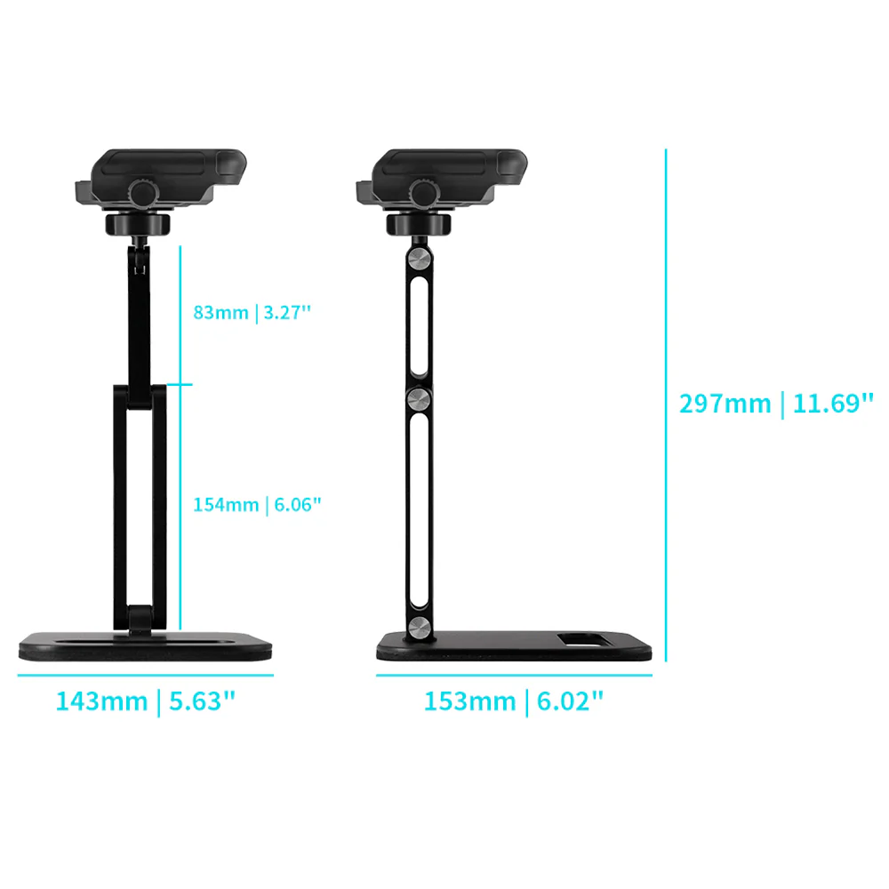 UCP-X142 | Adjustable Foldable Desktop Universal Mount | Design for Phone - Image 3