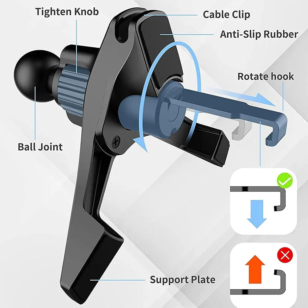 UCP-X158 | Car Air Vent Universal Mount | Design for Phone - Image 6