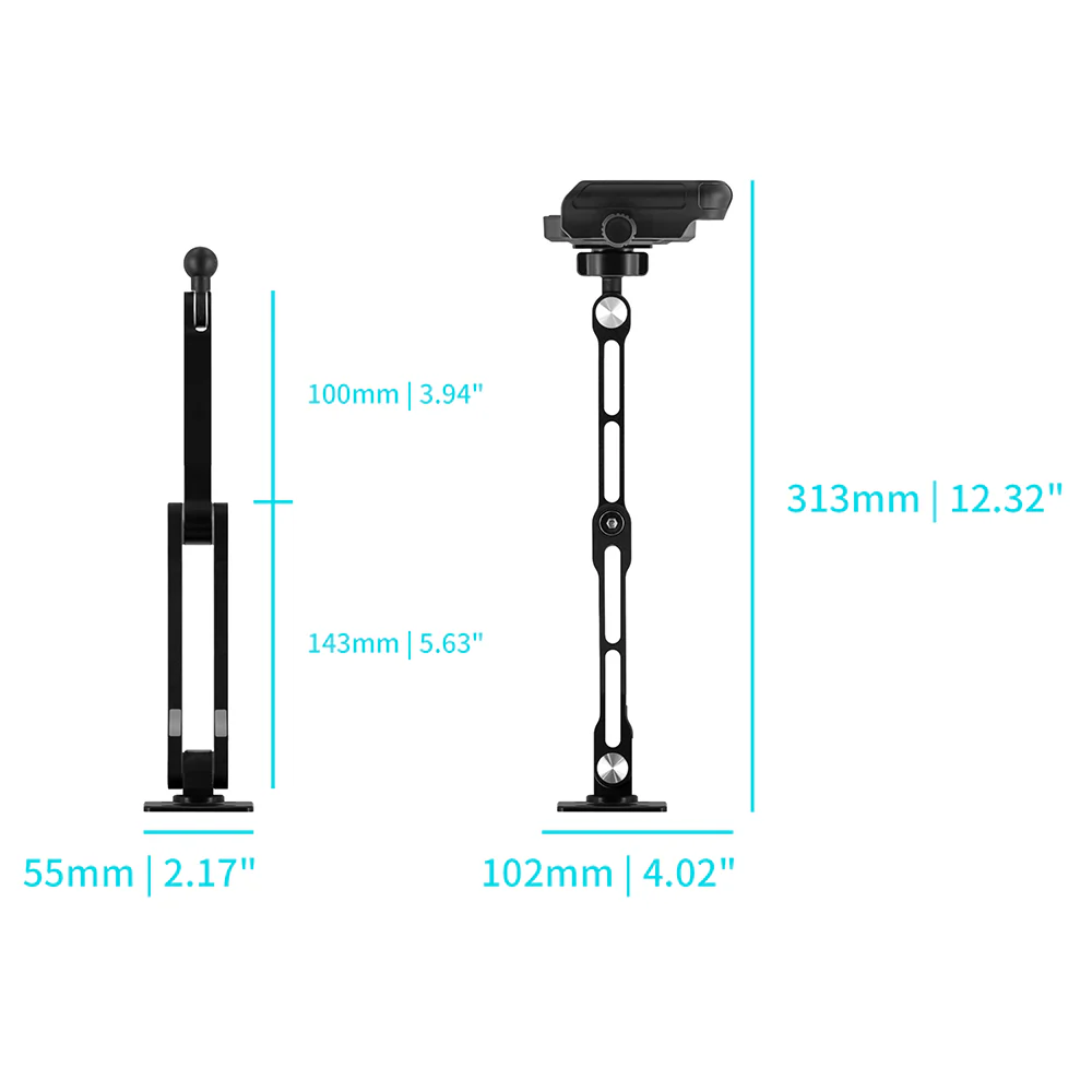 UCP-X166 | Drill-Down Wall Universal Mount | Design for Phone - Image 4