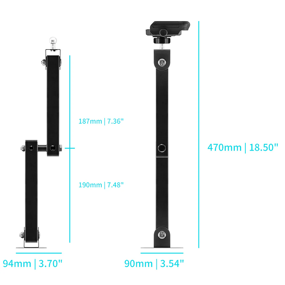 UCP-X167 | Drill-Down Wall Universal Mount | Design for Phone - Image 3
