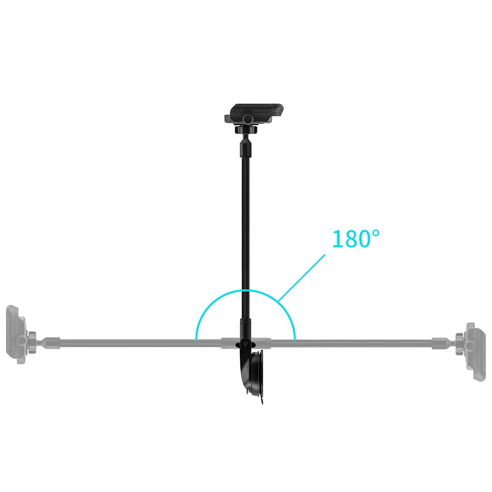 UCP-X172 | Truck / Work Van / Bus Dashboard Extra Long Suction Cup Universal Mount for ELD & Fleets | Design for Phone - Image 5
