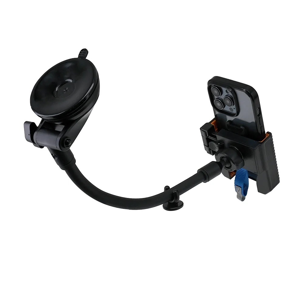 UCP-X172 | Truck / Work Van / Bus Dashboard Extra Long Suction Cup Universal Mount for ELD & Fleets | Design for Phone - Image 6