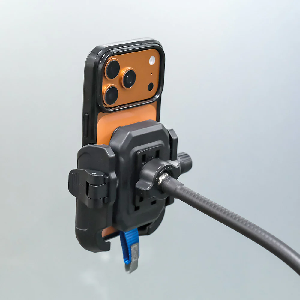 UCP-X185 | Tripod Floor Stand Universal Mount With Boom Microphone Arm | Design for Phone - Image 3