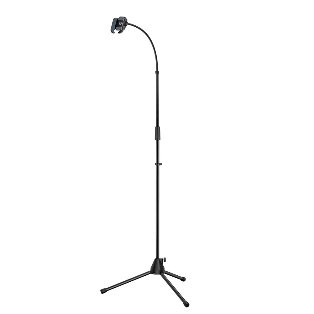 UCP-X185 | Tripod Floor Stand Universal Mount With Boom Microphone Arm | Design for Phone - Image 6