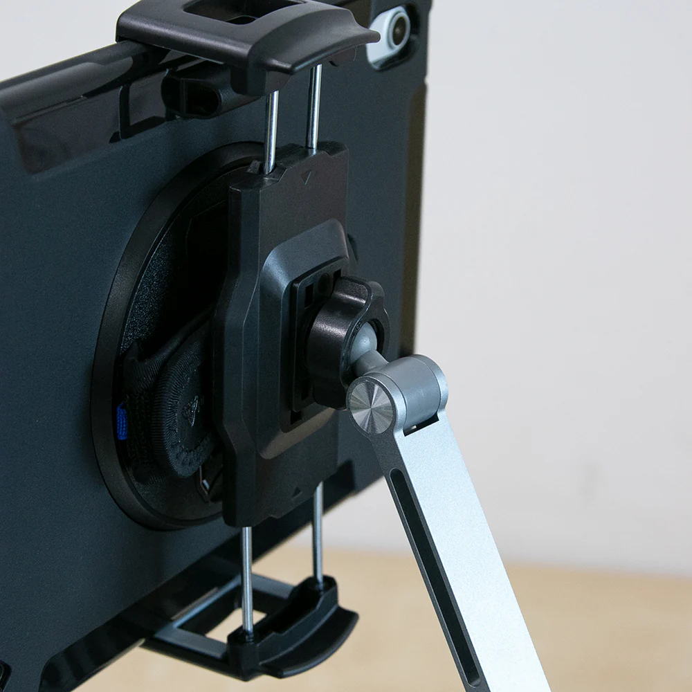 UCT-X143 | Foldable Arm Desk Clamp Universal Mount | Design for iPad, Galaxy Tab & Tablet - Image 3
