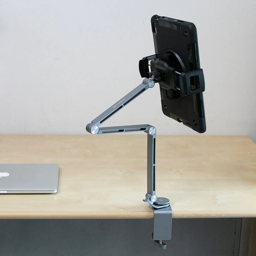 UCT-X143 | Foldable Arm Desk Clamp Universal Mount | Design for iPad, Galaxy Tab & Tablet - Image 4