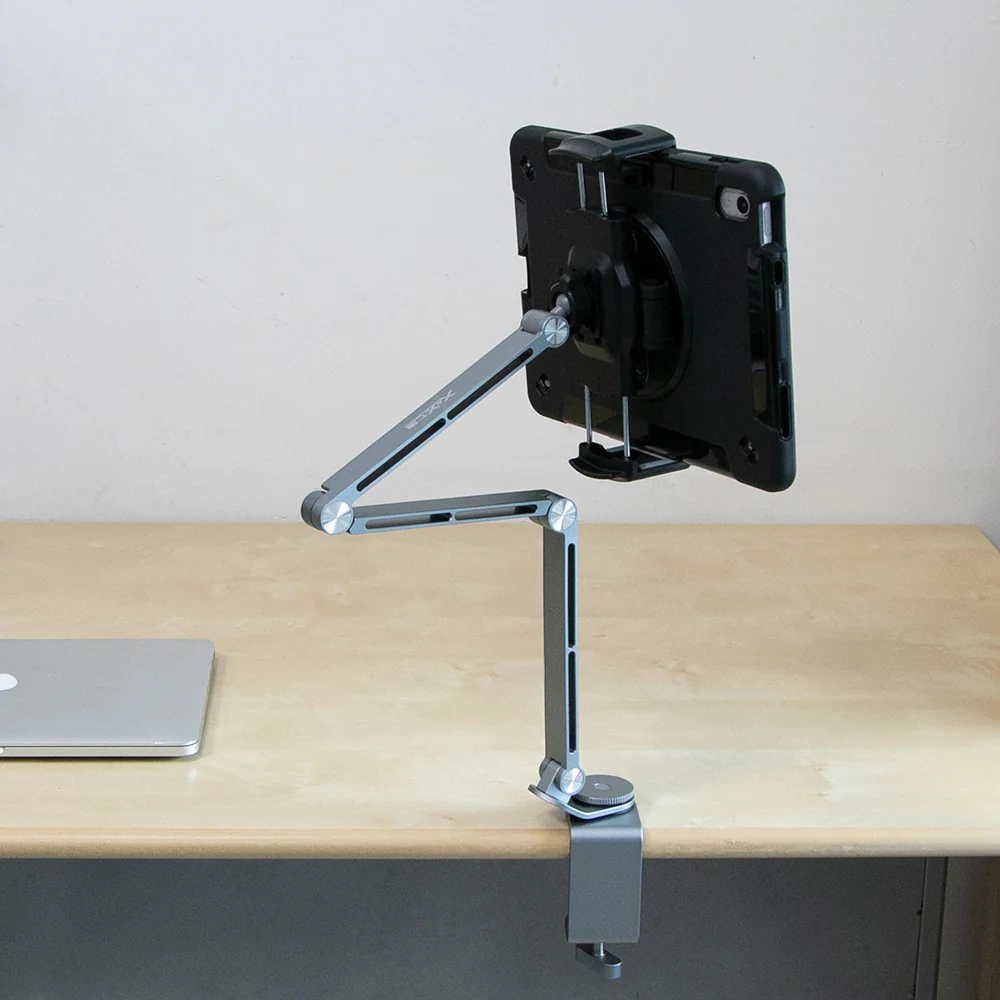 UCT-X143 | Foldable Arm Desk Clamp Universal Mount | Design for iPad, Galaxy Tab & Tablet - Image 5