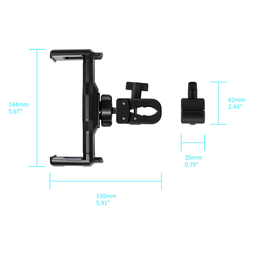 UCT-X146 | Quick Release Handlebar Mount Universal Mount | Design for iPad, Galaxy Tab & Tablet - Image 6