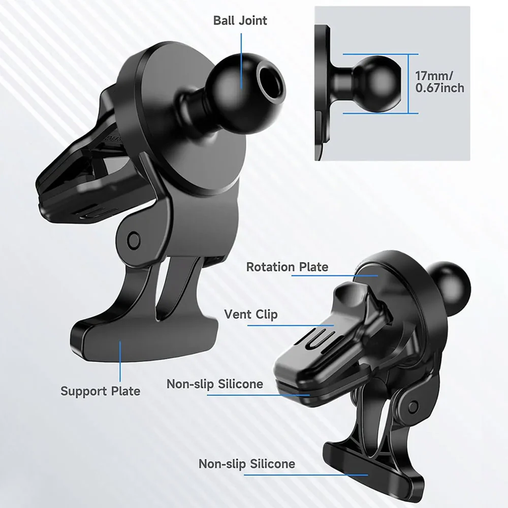 UCT-X147 | Car Air Vent Clip Universal Mount | Design for iPad, Galaxy Tab & Tablet - Image 4