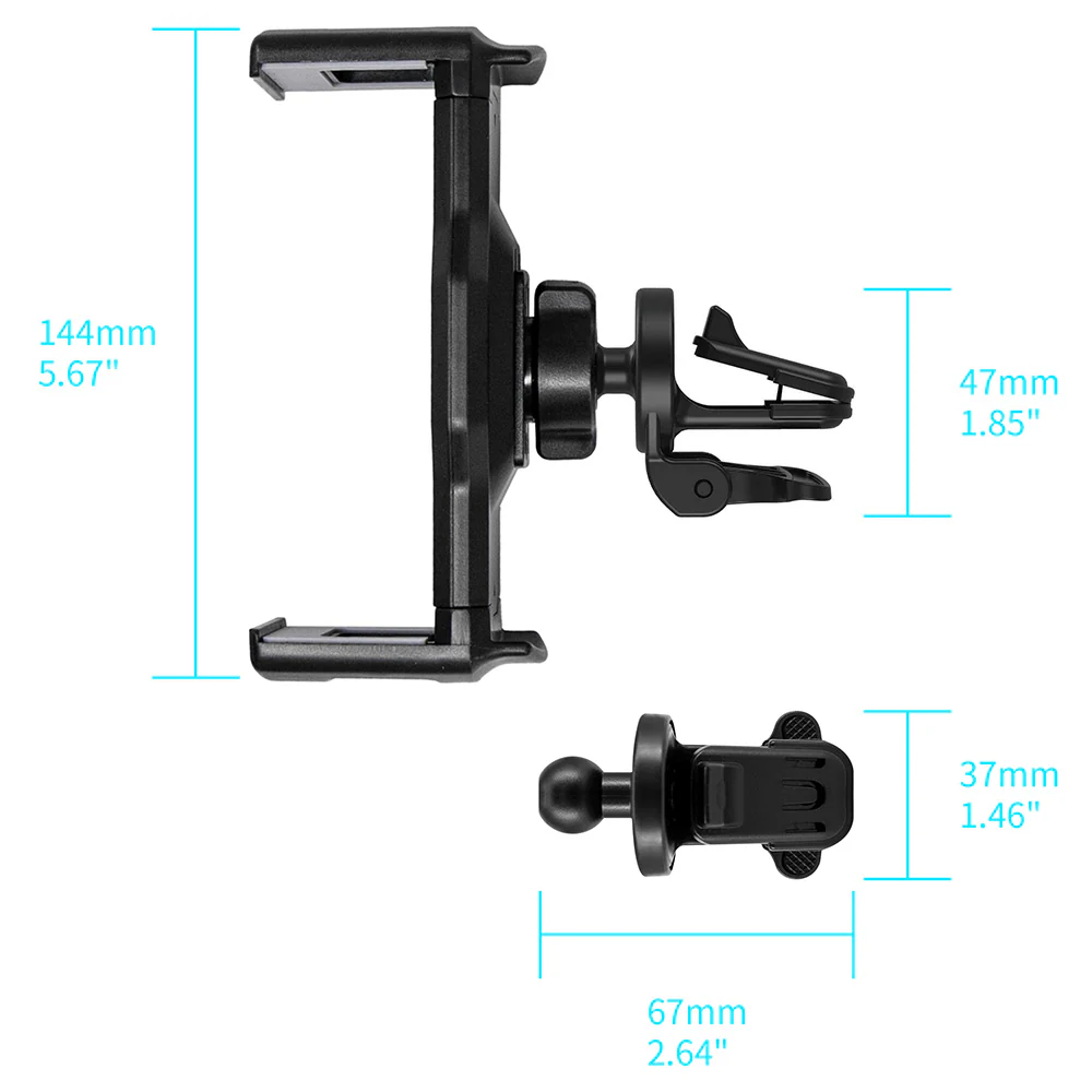 UCT-X147 | Car Air Vent Clip Universal Mount | Design for iPad, Galaxy Tab & Tablet - Image 7