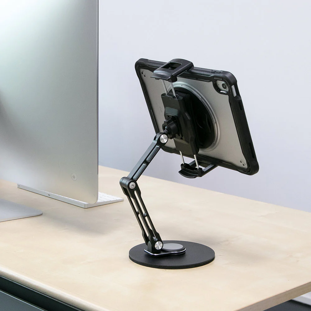 UCT-X154 | Adjustable Foldable Swivel Desktop Universal Mount | Design for iPad, Galaxy Tab & Tablet - Image 3