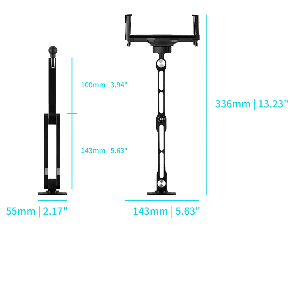 UCT-X166 | Drill-Down Wall Universal Mount | Design for iPad, Galaxy Tab & Tablet - Image 3