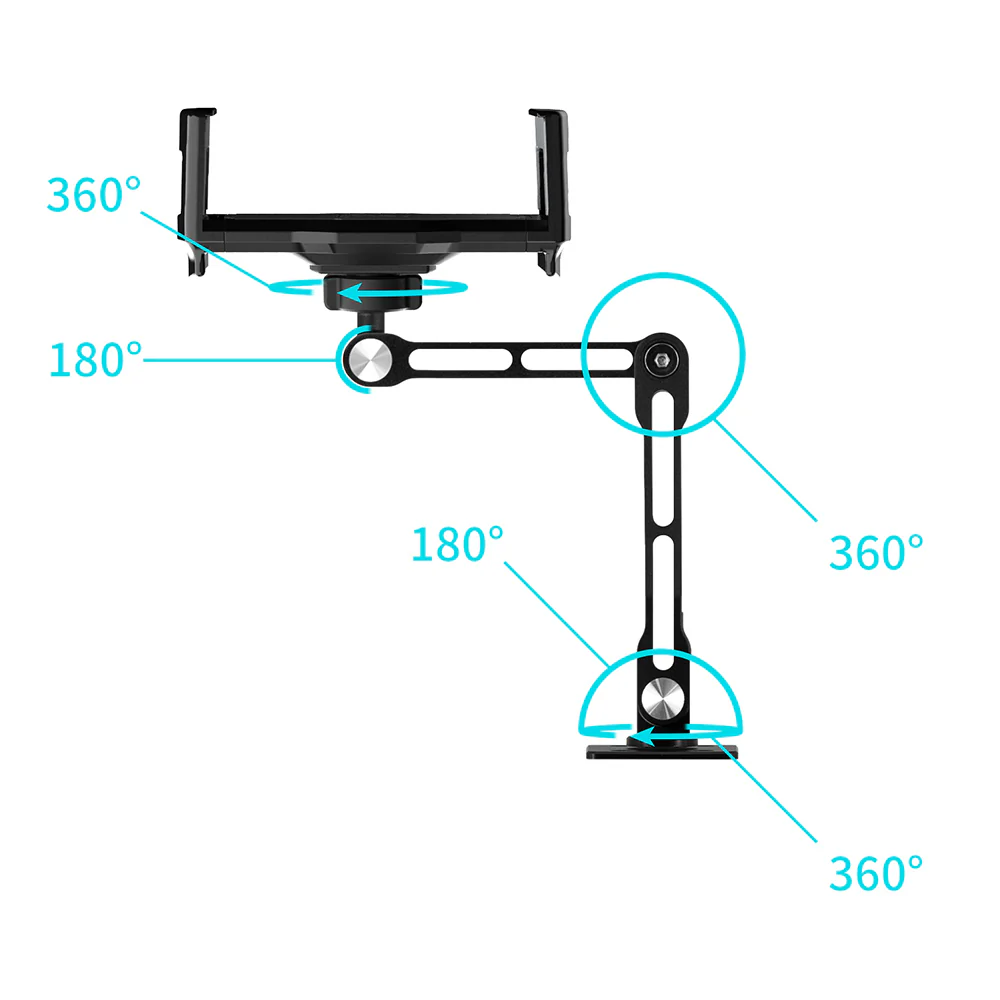 UCT-X166 | Drill-Down Wall Universal Mount | Design for iPad, Galaxy Tab & Tablet - Image 5