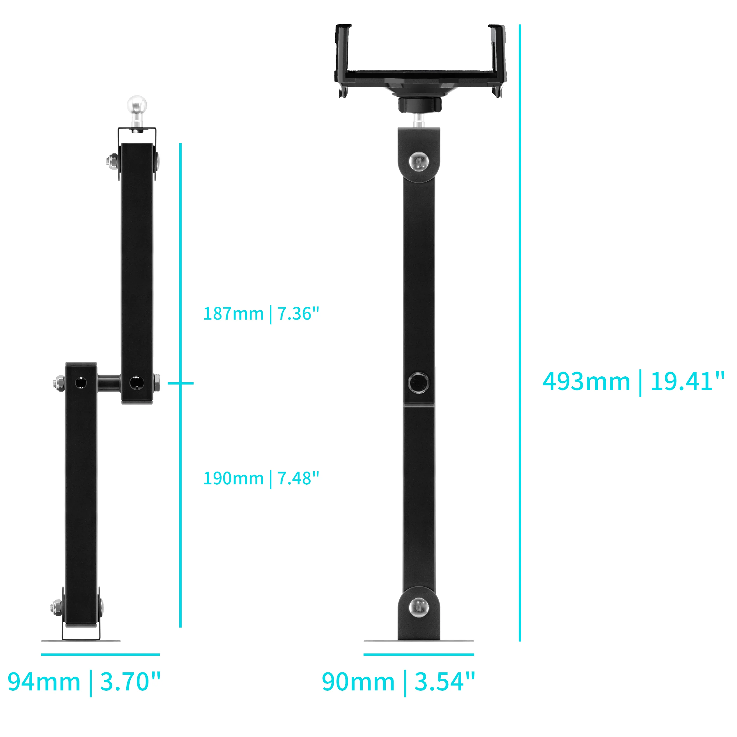 UCT-X167 | Drill-Down Wall Universal Mount | Design for iPad, Galaxy Tab & Tablet - Image 3