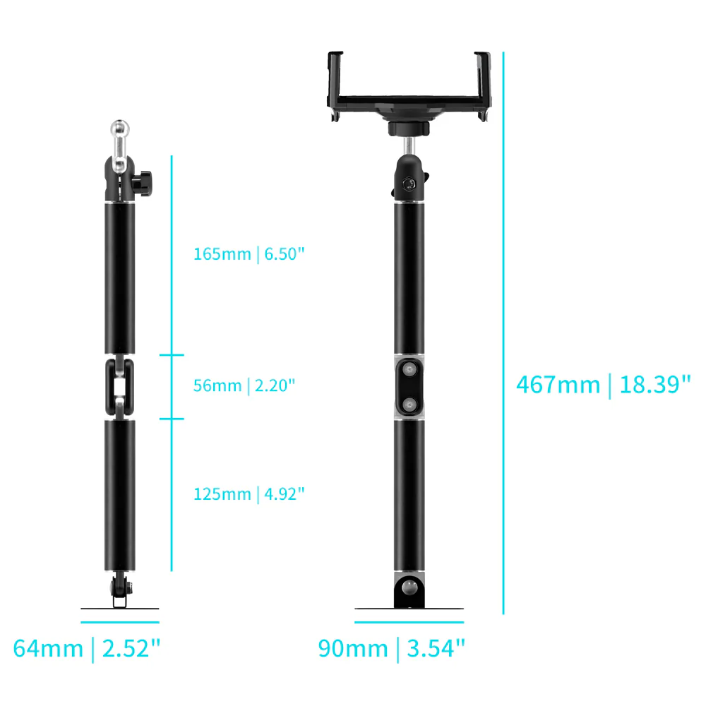 UCT-X169 | Drill-Down Wall Universal Mount | Design for iPad, Galaxy Tab & Tablet - Image 3