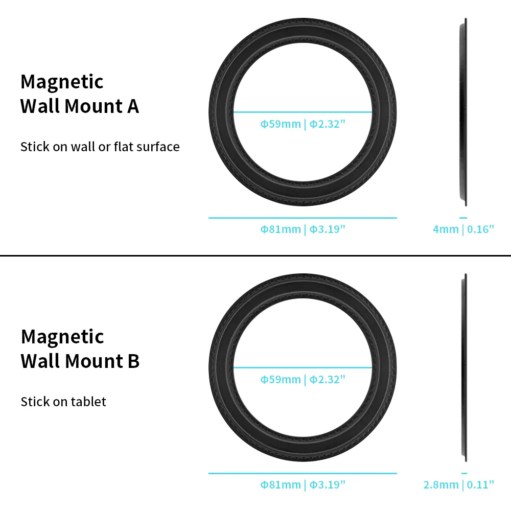 UNM-WL02 | Universal Magnetic Wall Mount for Tablet - Image 5