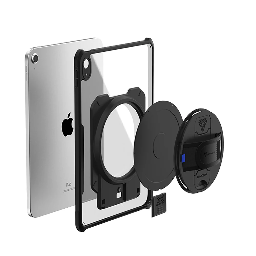 UNT1 | Adhesive X-DOCK Universal Adaptor for 7-9" Tablet With Hand Strap & Kick-Stand - Image 9