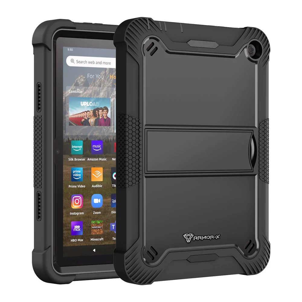VPN-AZ-HD8G12 | Amazon Fire HD 8 / HD 8 Plus 2022 | 3 layers Protective Rugged Case with kick-stand - Image 7