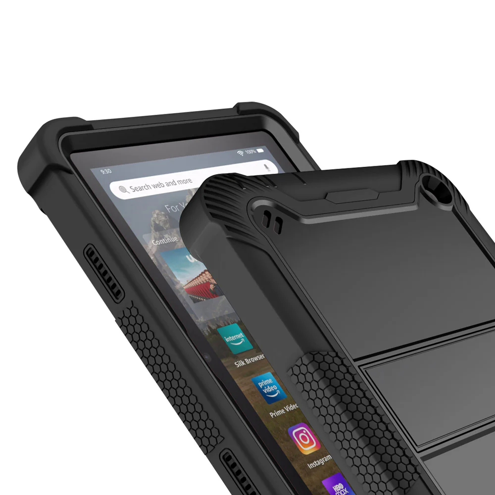 VPN-AZ-HD8G12 | Amazon Fire HD 8 / HD 8 Plus 2022 | 3 layers Protective Rugged Case with kick-stand - Image 9