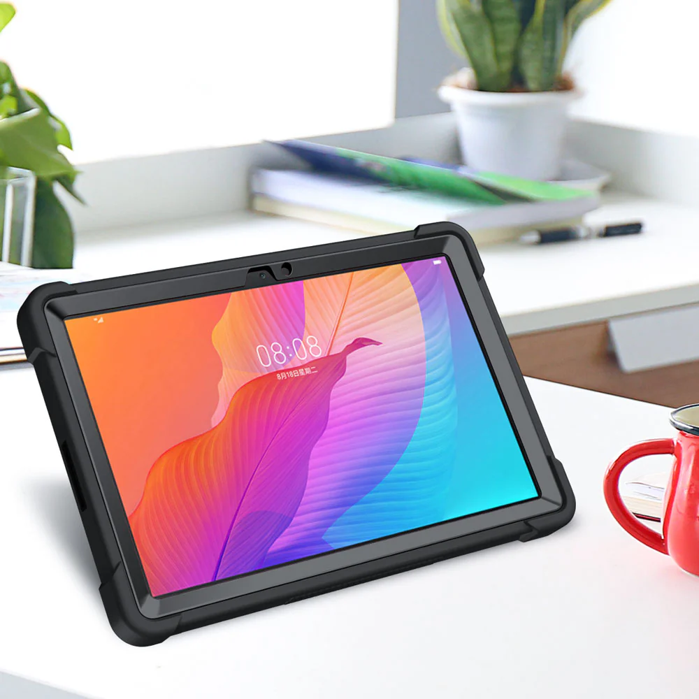 VPN-HW-T10 | Huawei MatePad T 10 9.7" / MatePad T 10S 10.1" | 3 layers Protective Rugged Case with kick-stand - Image 10