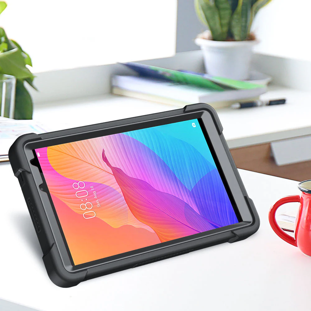 VPN-HW-T8 | Huawei MatePad T8 8.0 | 3 layers Protective Rugged Case with kick-stand - Image 10